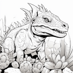 Målarbok 30 häftige dinosaurier - Bild 3