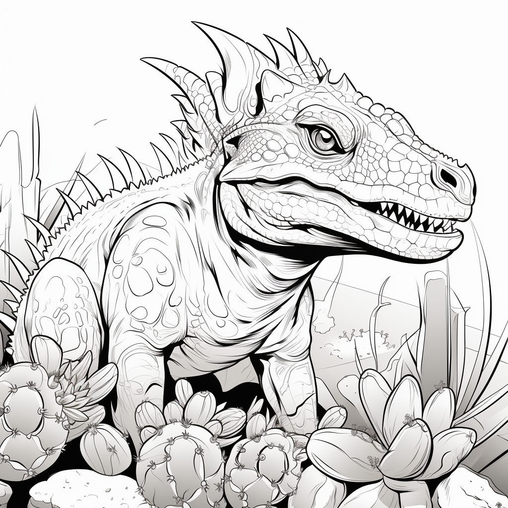 Målarbok 30 häftige dinosaurier - Bild 3