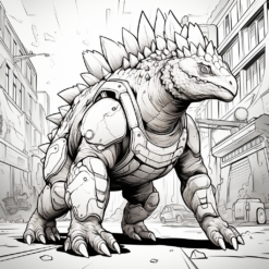 Målarbok 30 häftige dinosaurier - Bild 4