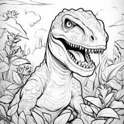 Målarbok 30 häftige dinosaurier - Bild 5