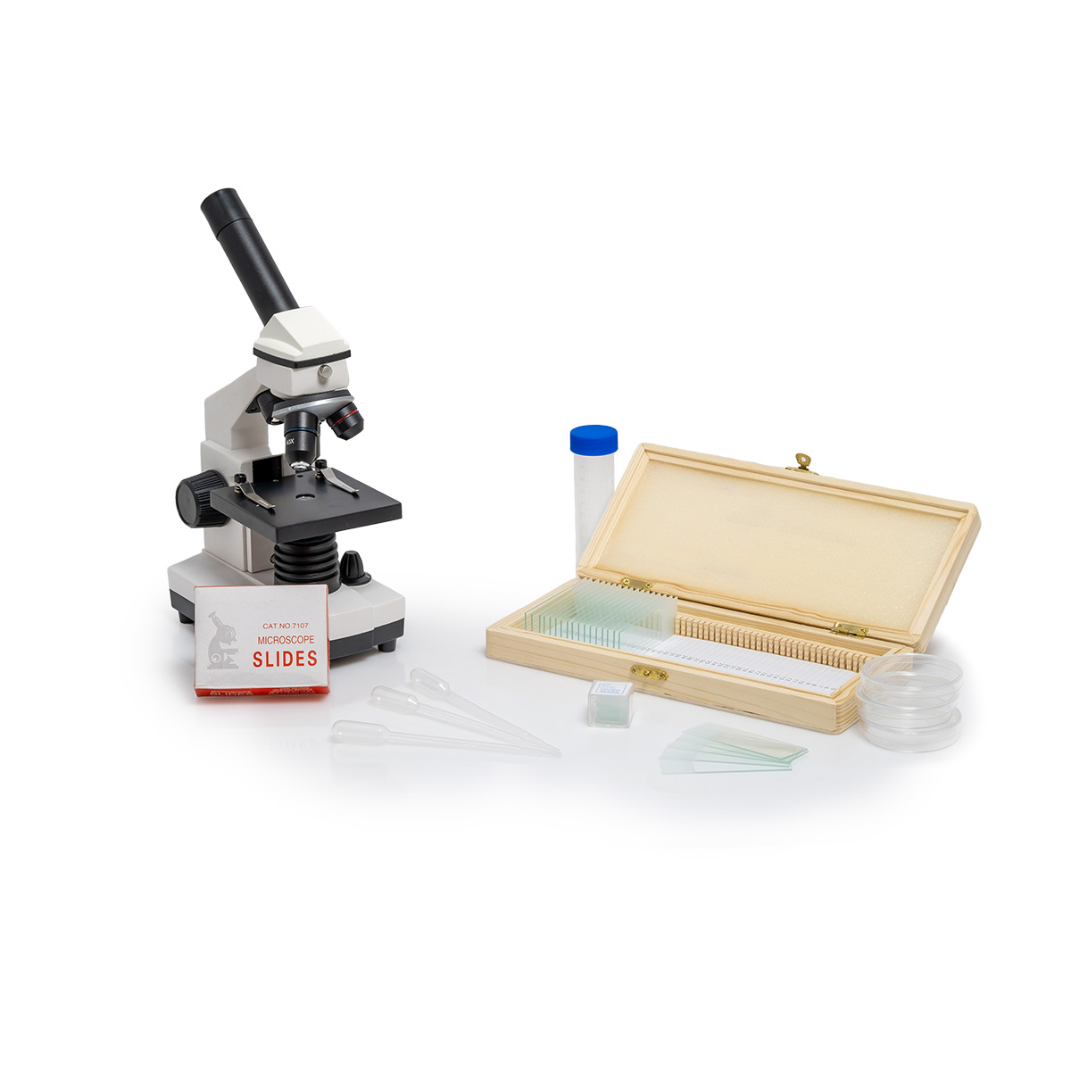 Mikroskop 🔬 40-400x - paketerbjudande 🛍️