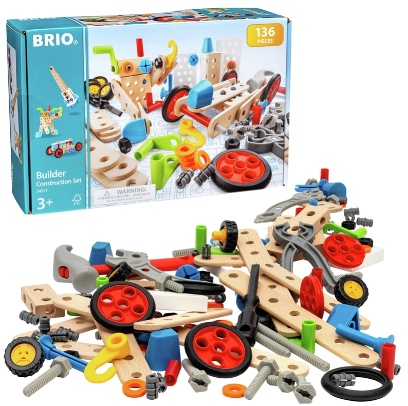 BRIO® Builder Byggsats 136 delar