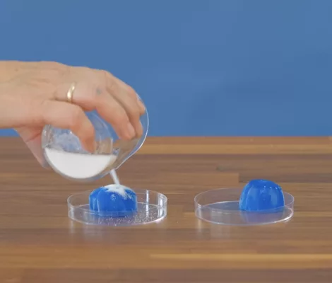 Vad händer när vi blandar is och salt? - experiment för barn